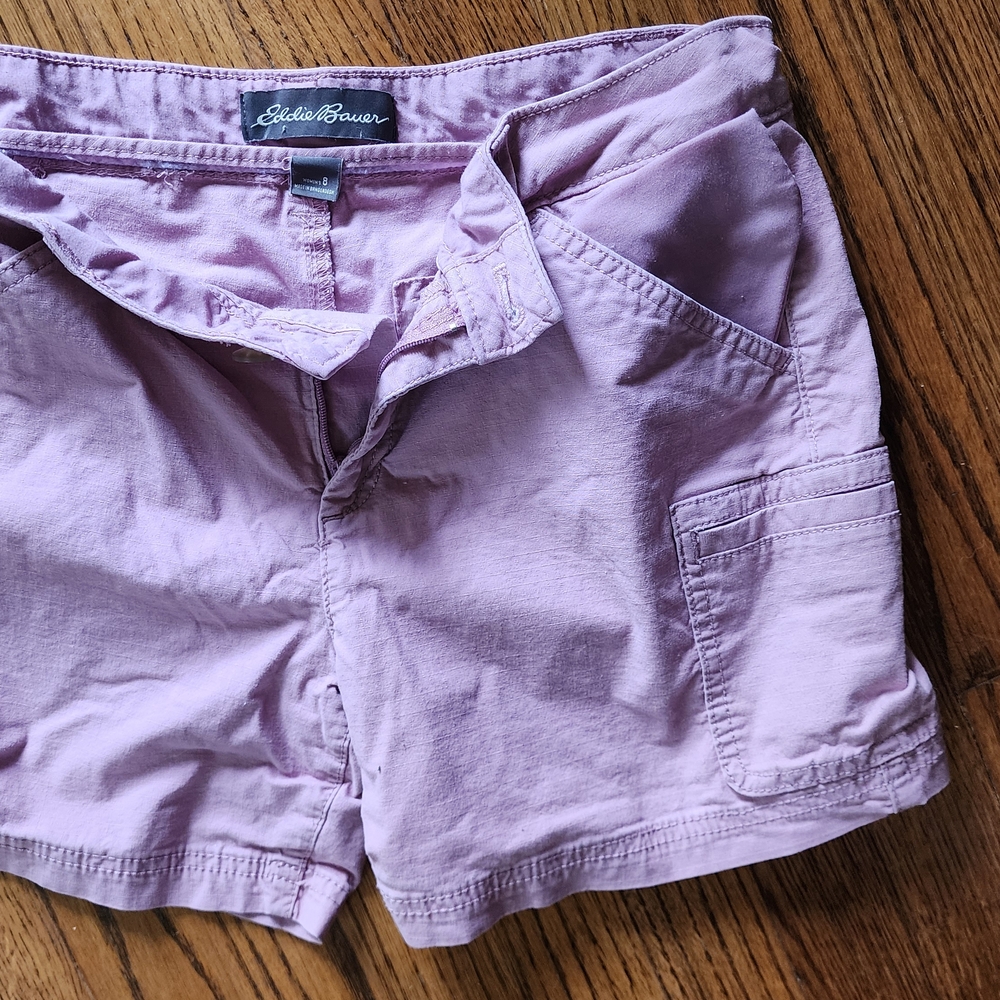 Eddie Bauer Pink Bermuda Shorts Relaxed Fit